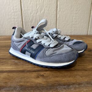 Boy Kids Tommy Hilfiger Jaxon Jogger Casual‎ Shoes 2.0 Gray Blue Sz 13
